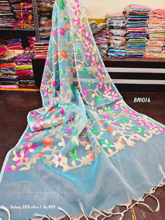 Yanuma-muslin-jamdani | Muslin jamdani sarees