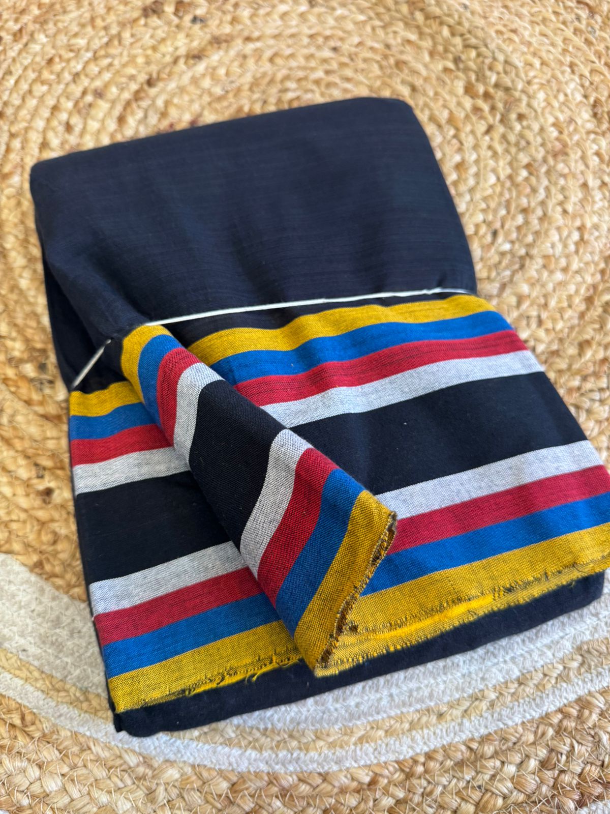 *Patteda anchu with Handloom mark New Designs* 

Pure cotton handwoven *patteda aanchu* 
saree With Running Blouse same as body
