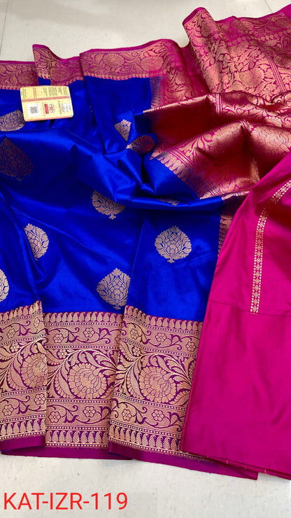 Bibha | Katan Silk Banarasee Saree