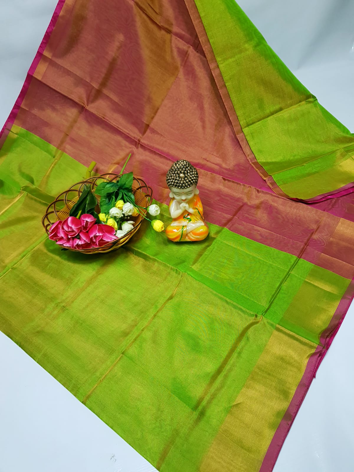 Shlijitha-tissue-uppada | Uppada Tissue Sarees