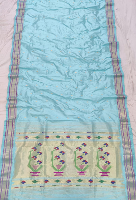 Prithalya | Yeola Paithani Pure Silk Saree