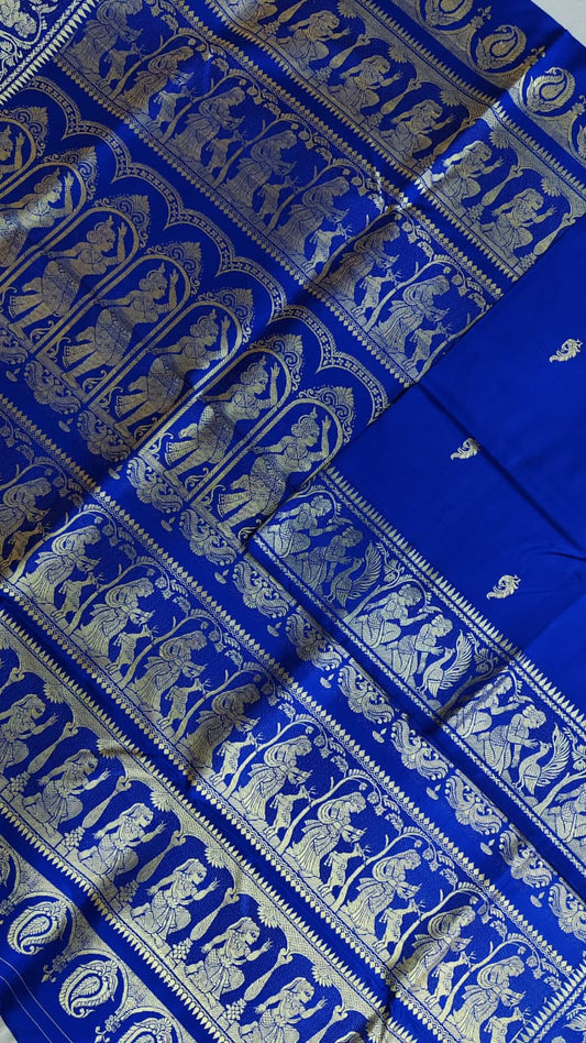 Baluchari sarees.
Material silk with bp.
With silkmark.