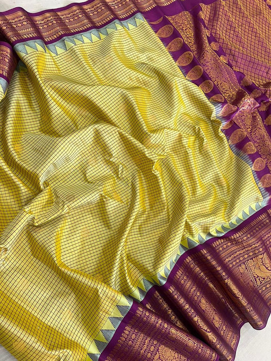 Anuradha | Gadwal Sarees in pure Silk