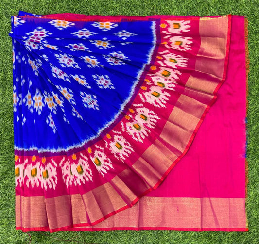 Bhavmya | Pochampally Ikat silk saree