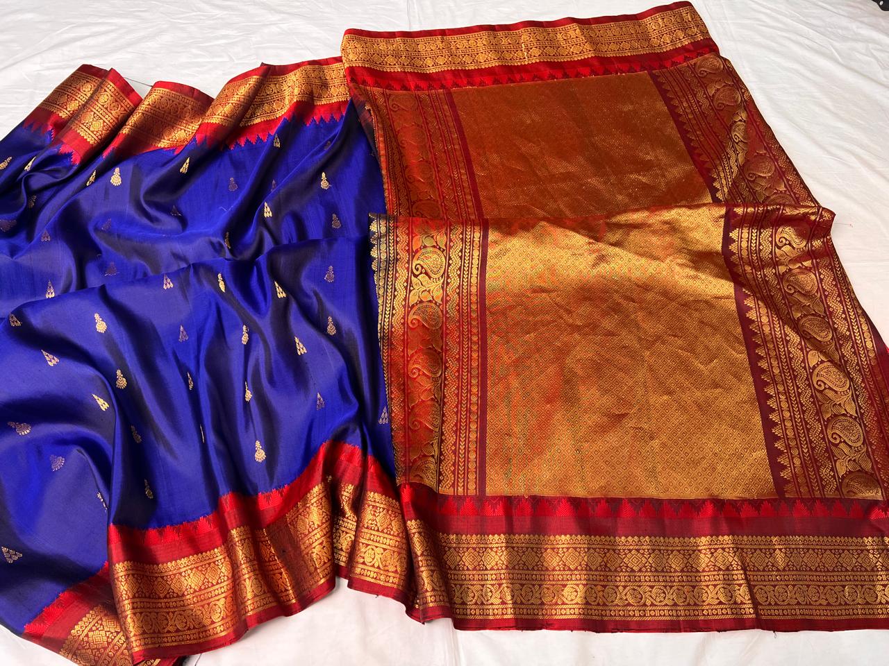 Hanaa | Gadwal Sarees in pure Silk