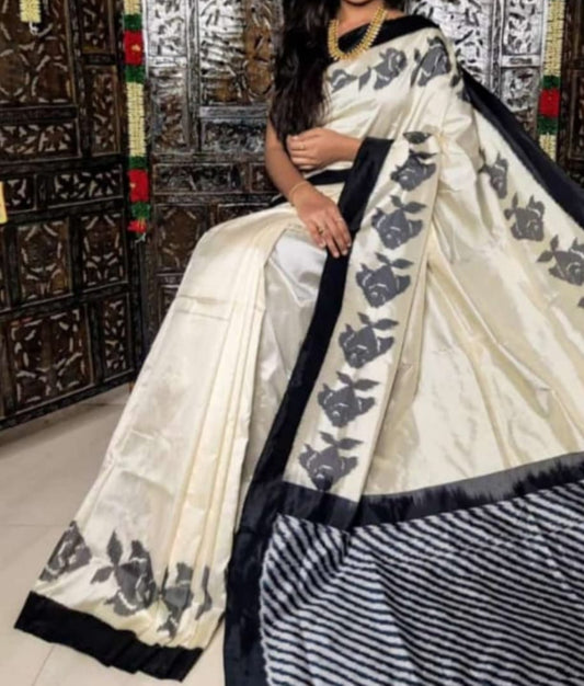 Inakshi | Pochampally Ikkat silk saree