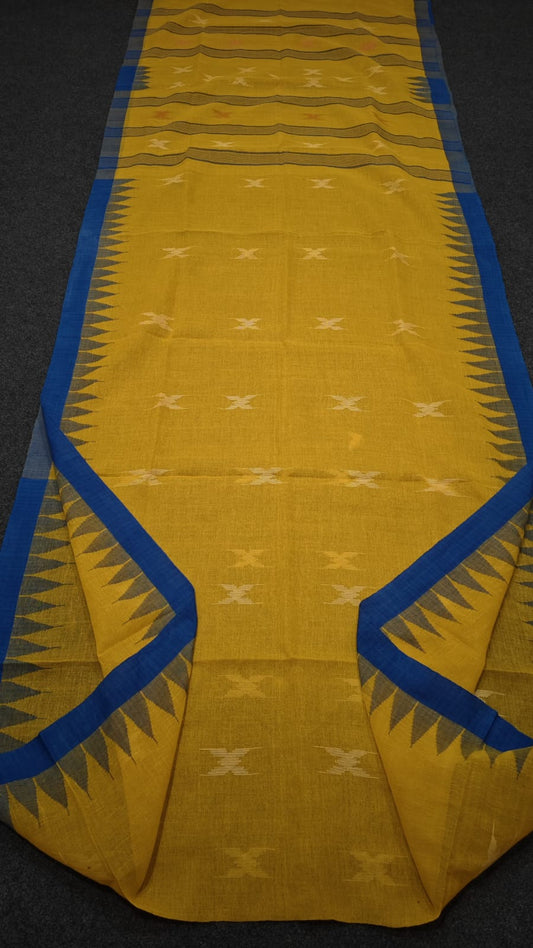 Handloom manipuri cotton saree
With bp