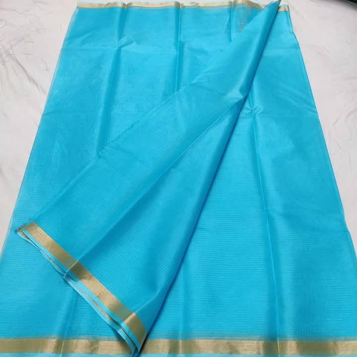 Biluuu | Plain Kota Doria Sarees