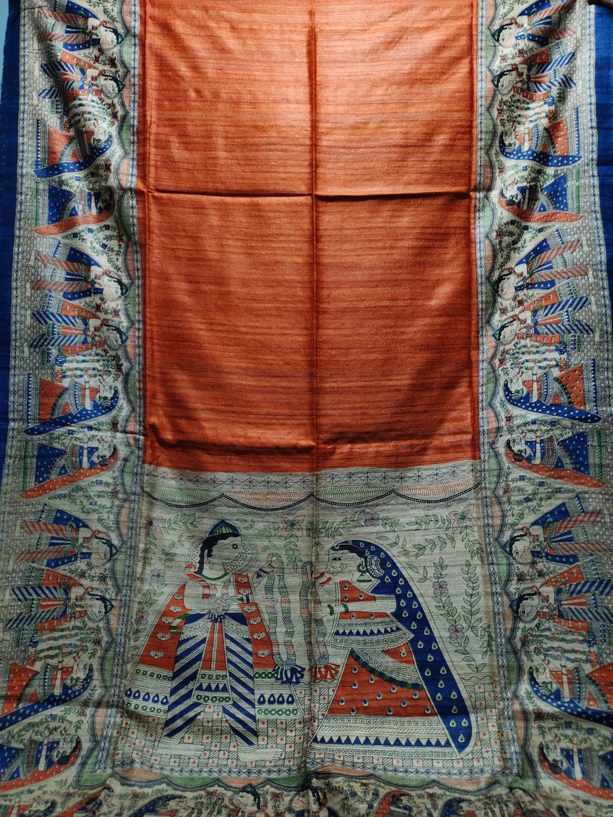 Amaira  | Screen prints on tussar silk