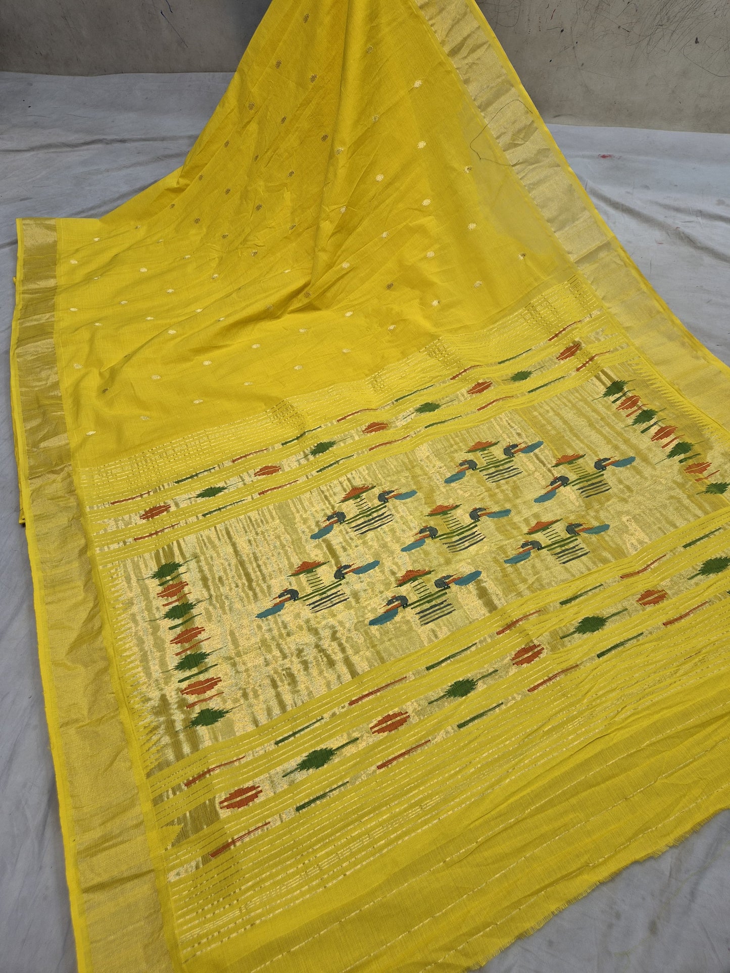 Paibhavi | Cotton Handloom Paithani Saree