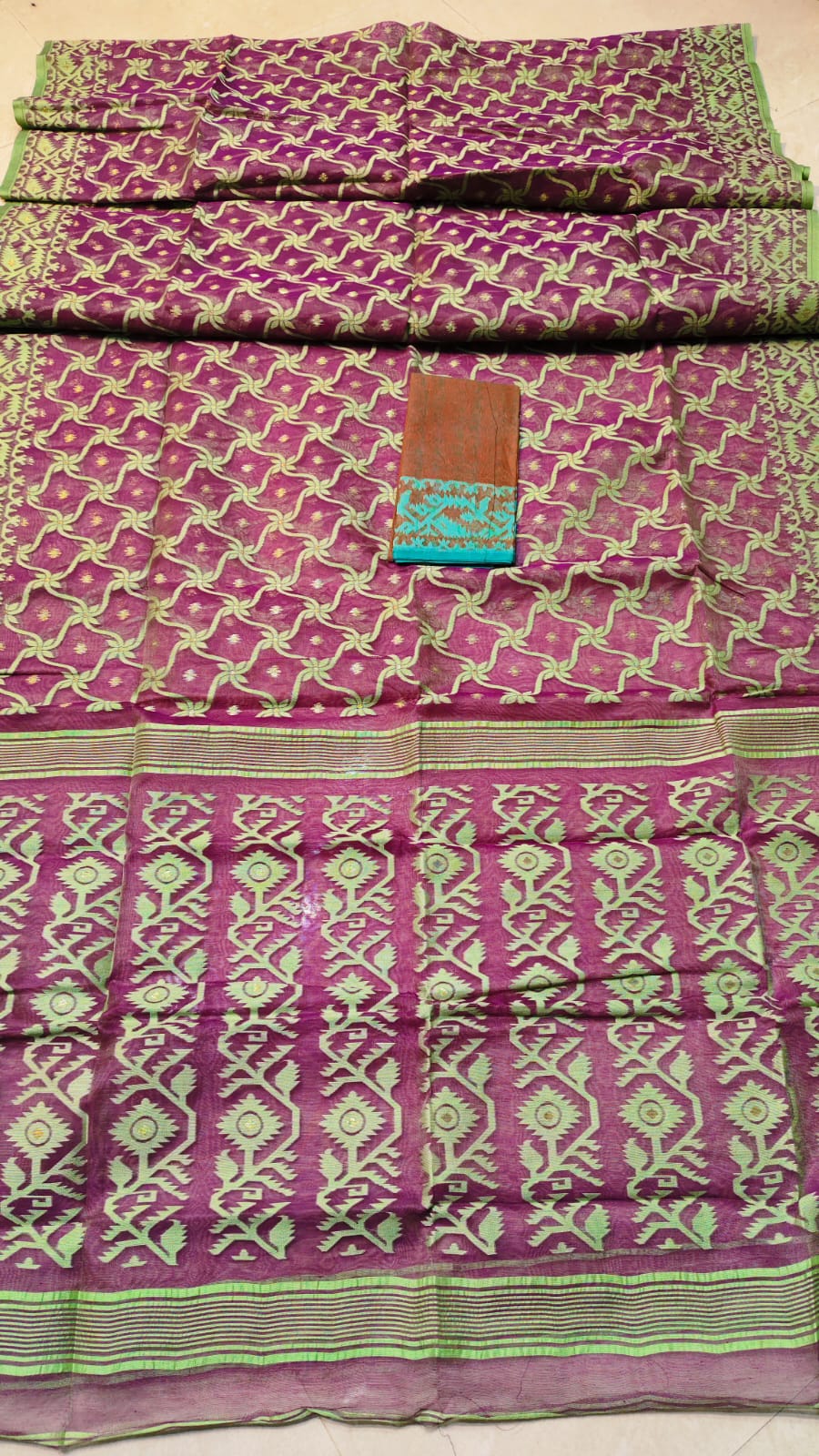 Jahnavivi | Half Silk Jamdani