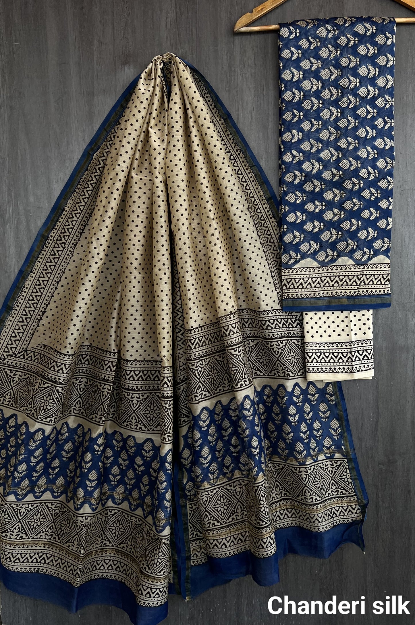 Kamra | hand block printed chanderi sarees