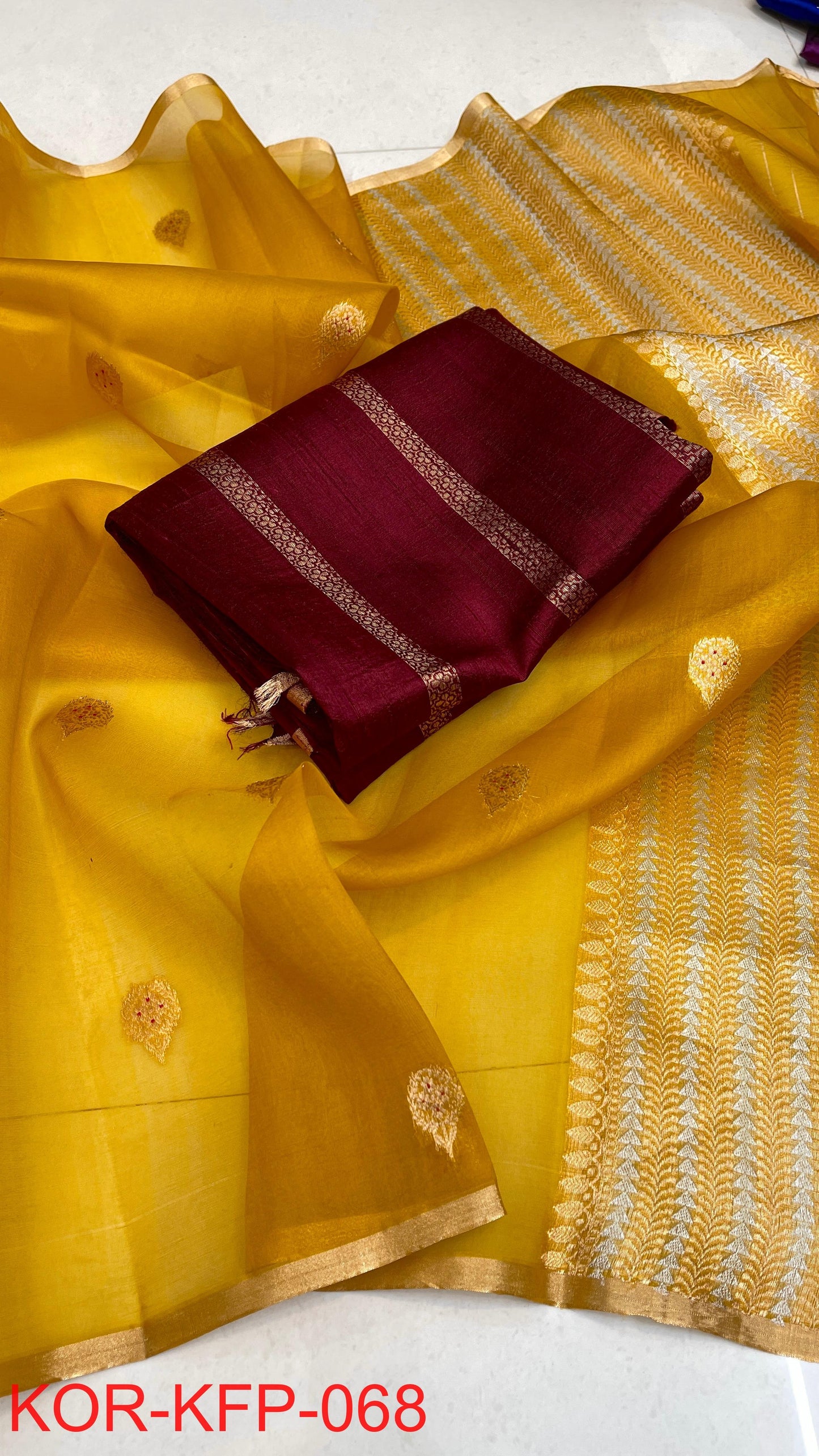 Bakula | PURE KORA SILK SAREES