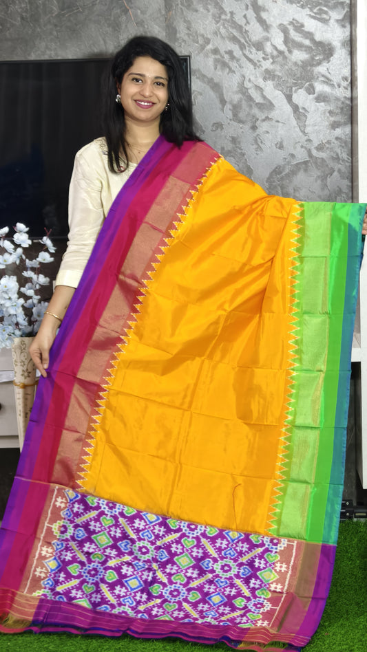 Ikshita | Ikat pure silk dupatta