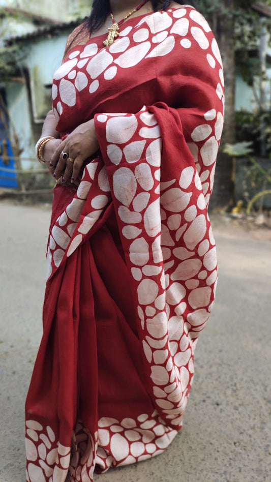 Adiriti | Murshidabad Silk Batik Sarees