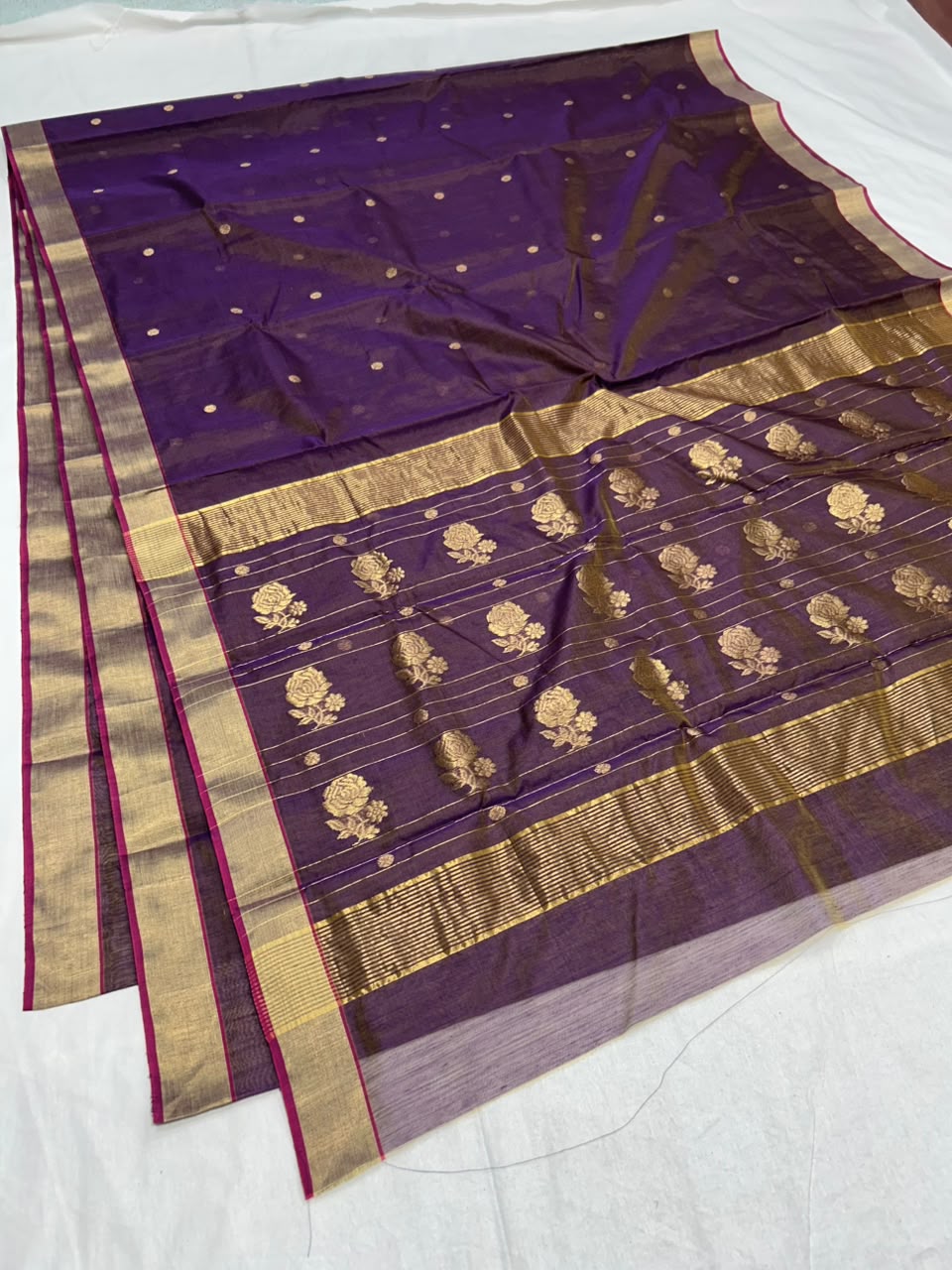 Chanderi cotton silk 