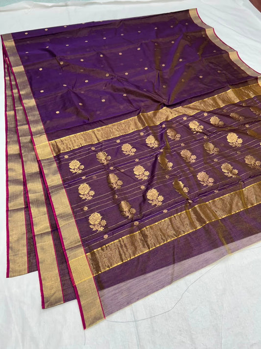 Chanderi cotton silk 