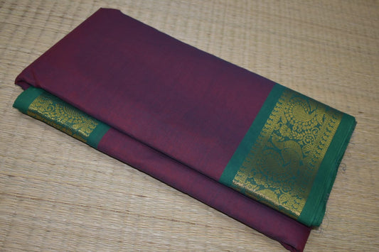 Chettinadu Cotton Saree in purple