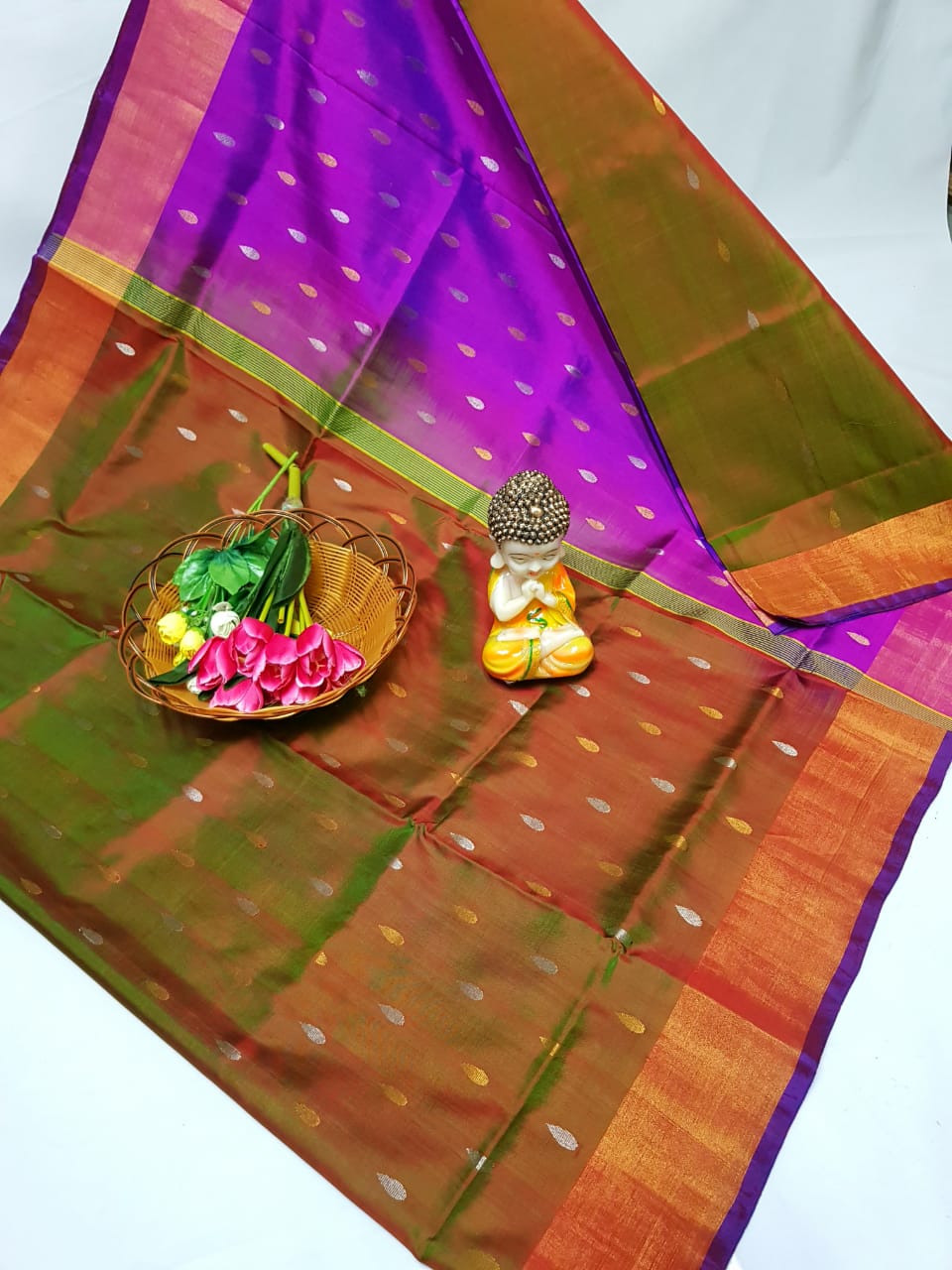 Ulrikea | Uppada-Pattu-Nakshatra butti-Saree