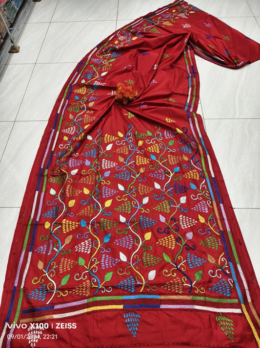 Balan | Hand Made Kantha Embroidery on Semi Silk