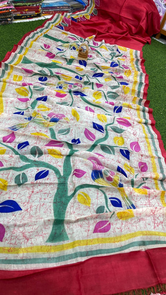 Adiriddhi | Murshidabad Silk Batik Sarees