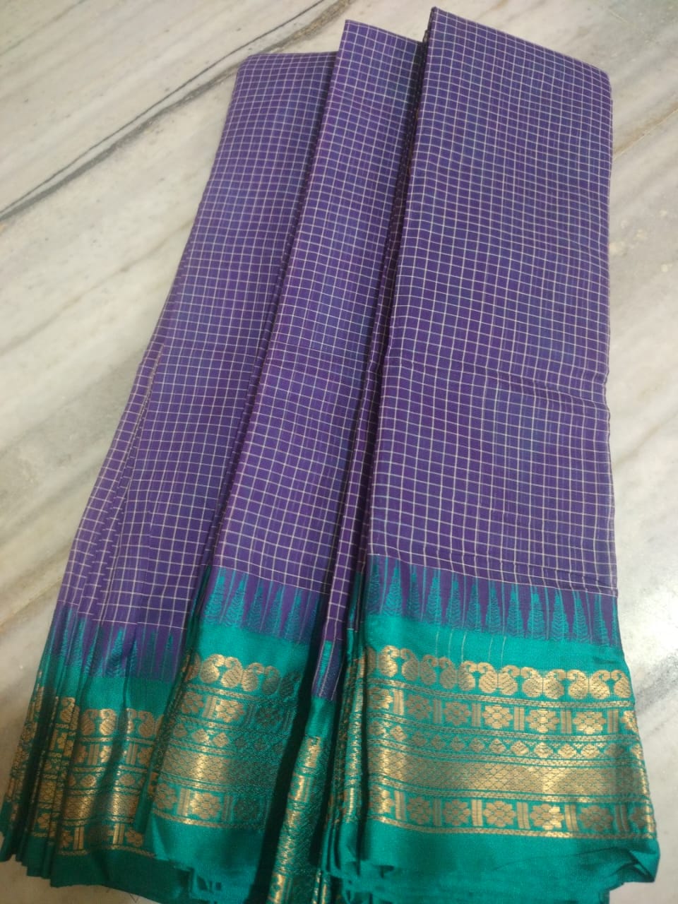 cotton gadwal sarees no blouse rich pallav