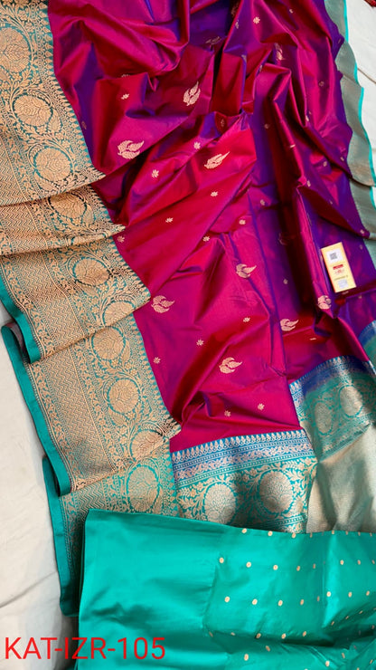 Burhani | Katan Silk Banarasee Saree