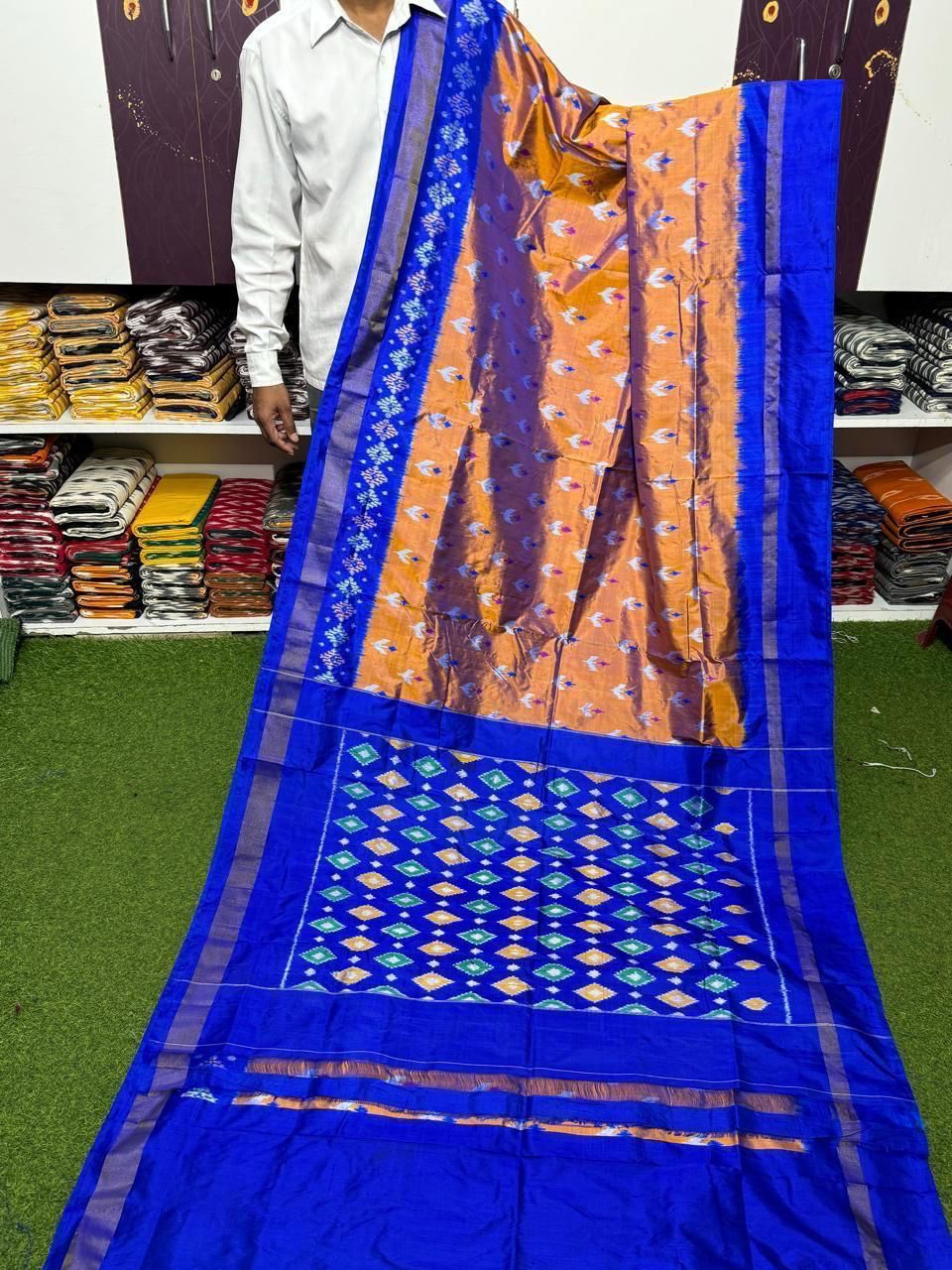 Huma | Pure silk ikat saree