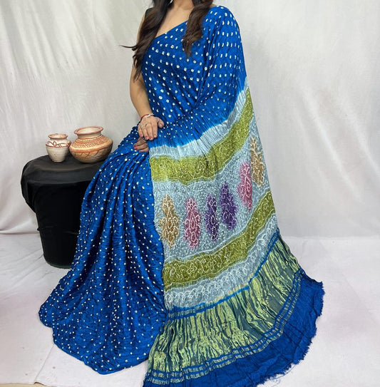 Banusha |  Bandhej Saree
