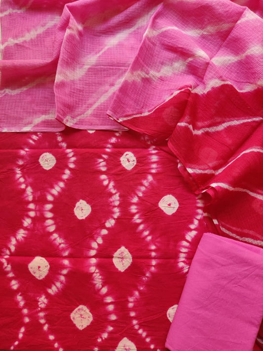 Now new arrivals 

Block printed cotton suit with kota doriya duppta 

Top @ bottom *cotton*
Duptta  *kota doriya*