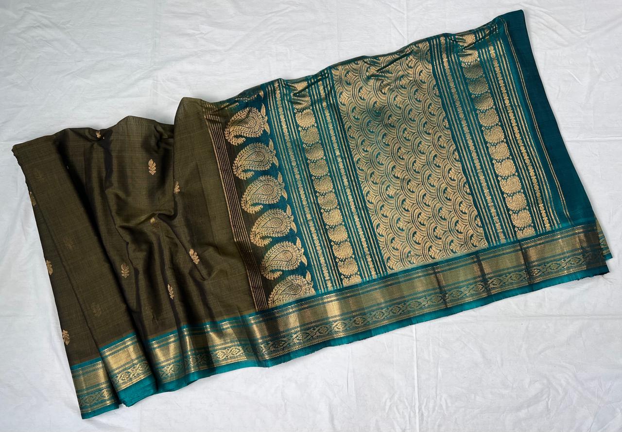 Gabriela | Gadwal Sarees in Silk Cotton