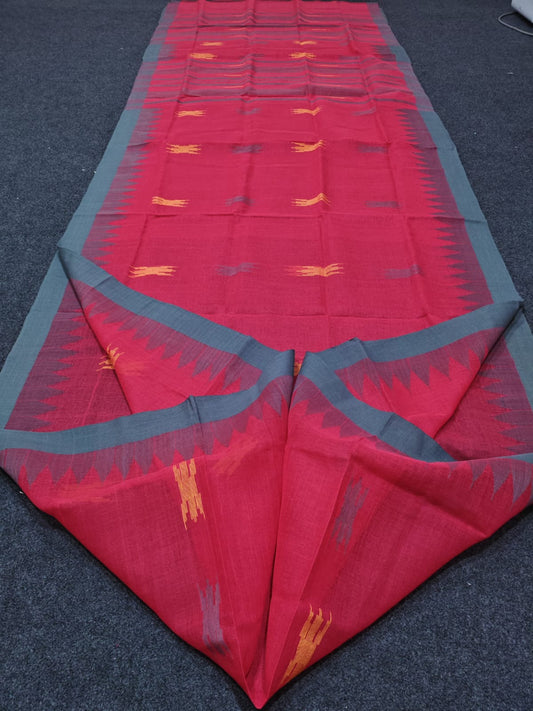 Handloom manipuri cotton saree
With bp