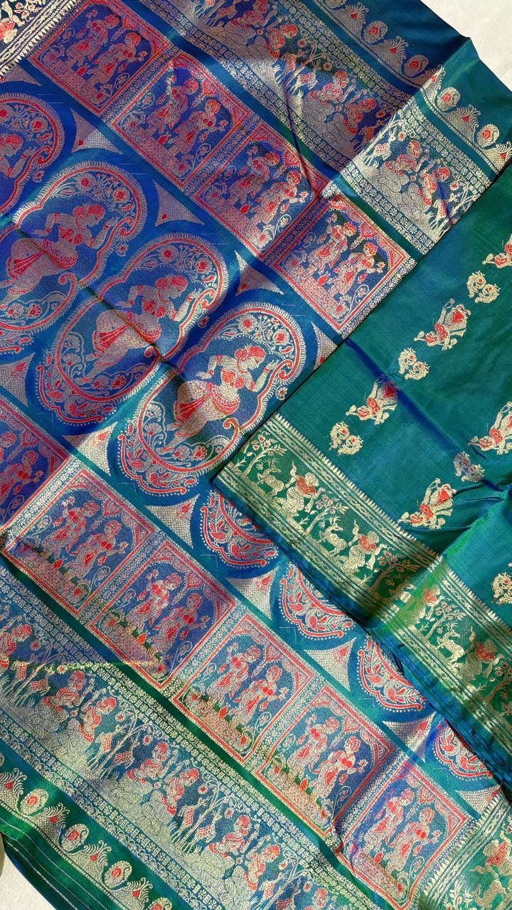 Swarnachari saree.
Material silk with bp.
With silkmark.