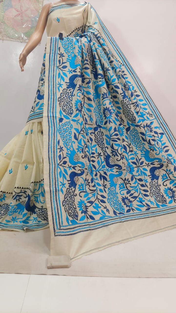 Pure Tassor kanthastich 
with bp 
Silk mark certified

