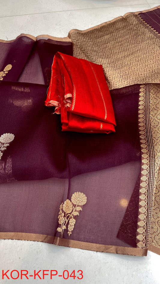 Bandhavi | PURE KORA SILK SAREES
