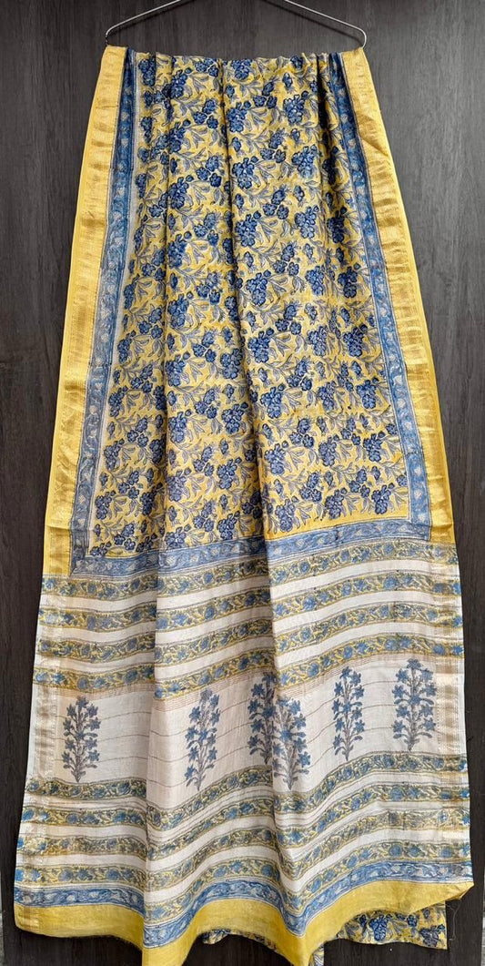 Boomi | Block printed with Maheshwari border