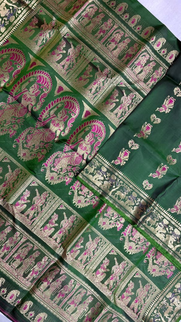 Swarnachari saree.
With silkmark.
Material silk with bp.