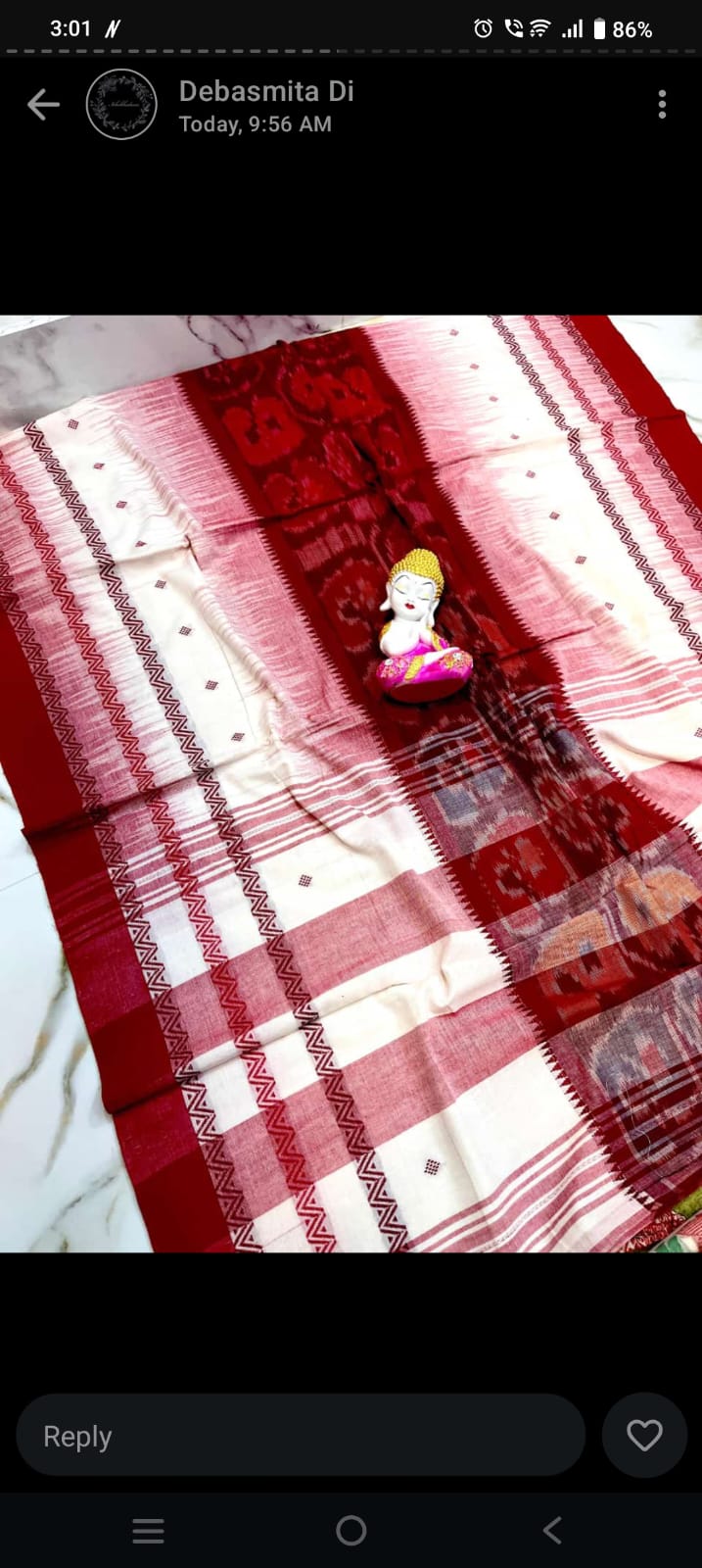 Deeptiya | Dhonekhali Cotton Saree