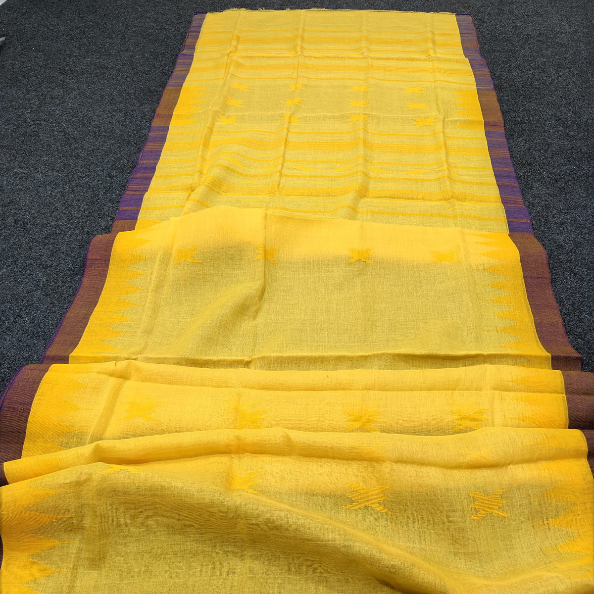 Authentic handloom
 monipuri cotton saree
With bp
