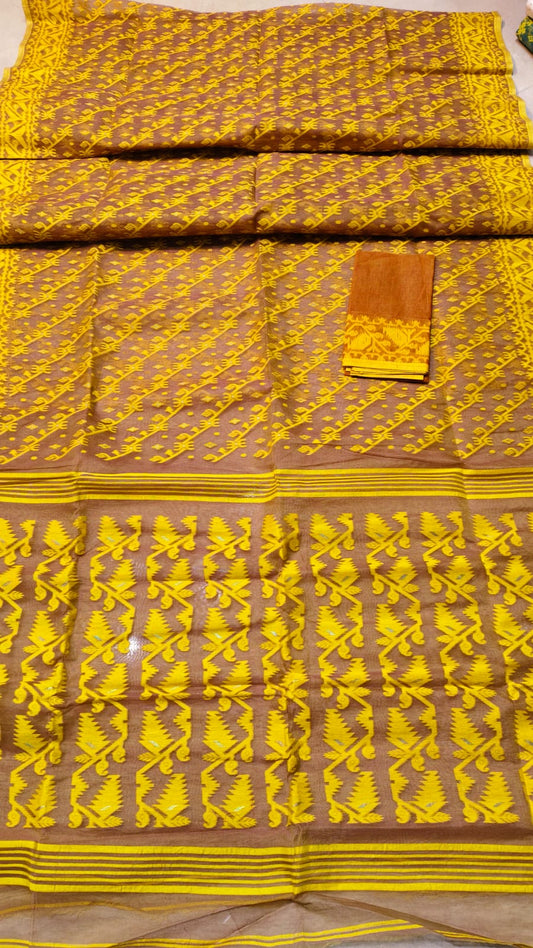 Janakiwati | Half Silk Jamdani