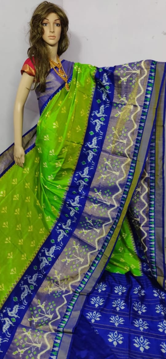 Inshiya | Pochampally Ikkat silk saree