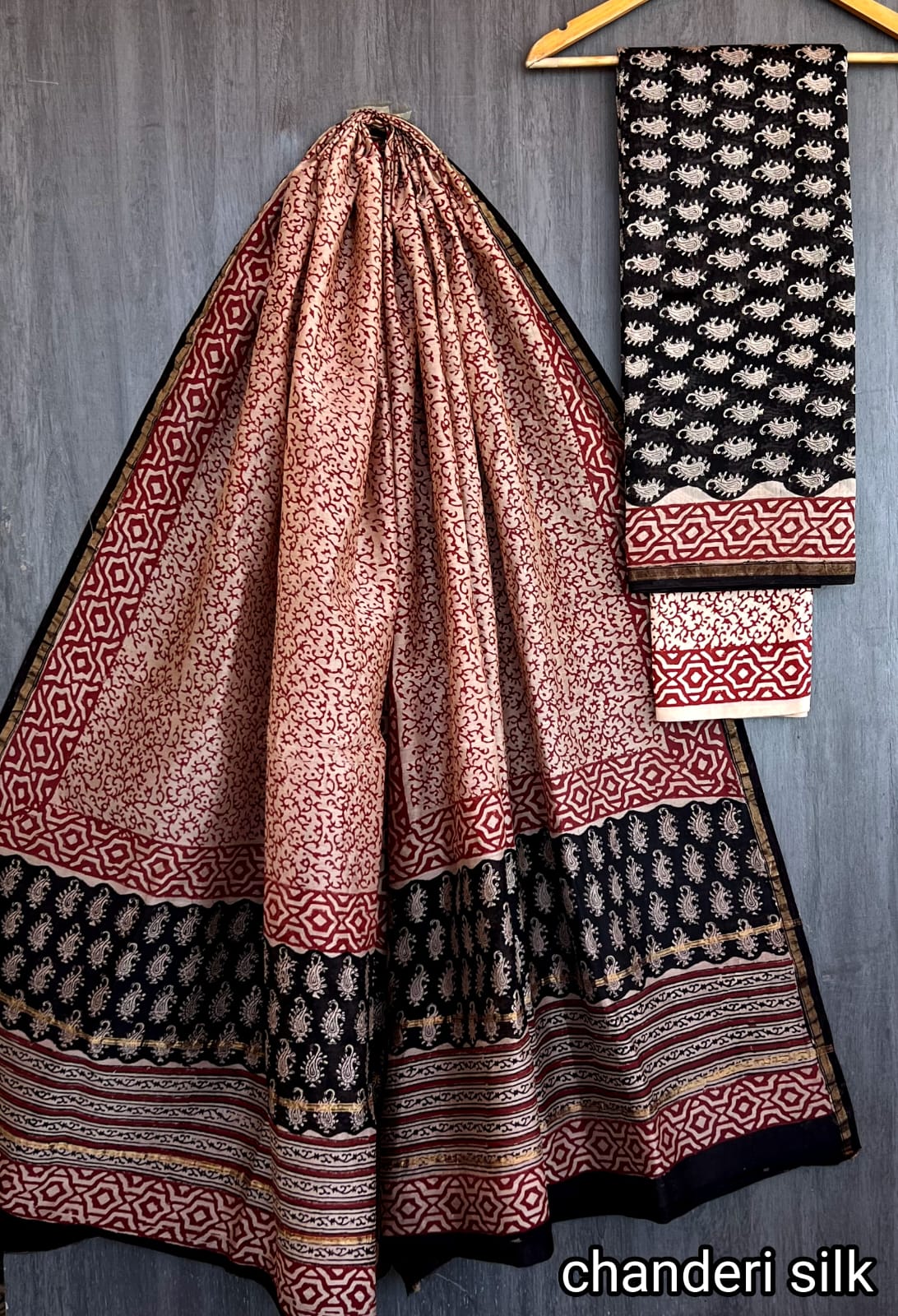 Ranaut | hand block printed chanderi sarees