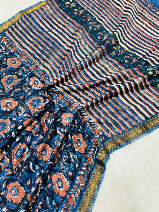 Madhura | Block prints on cotton silk