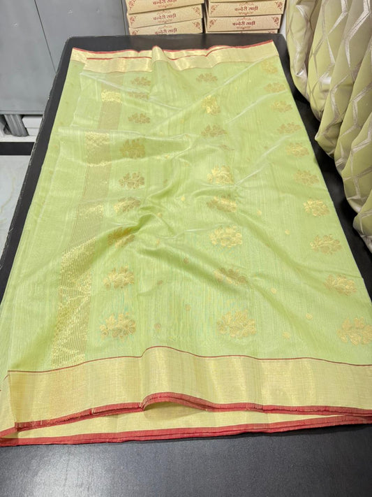 Chandru | Cotton Silk Chanderi Saree