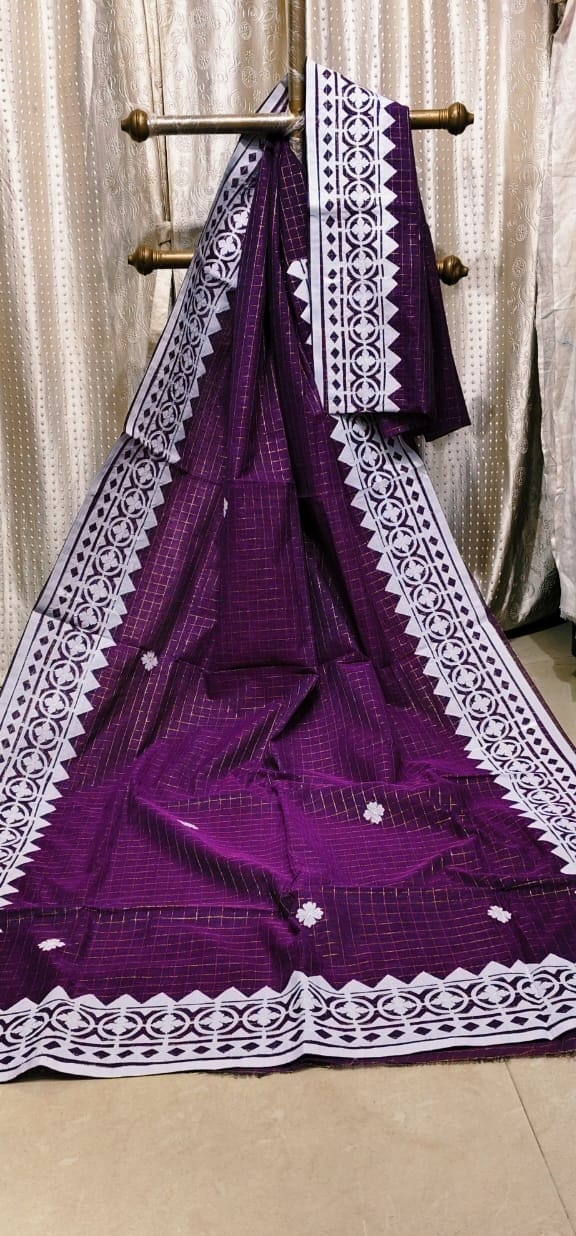 Apama | Dhonekhali tant applique