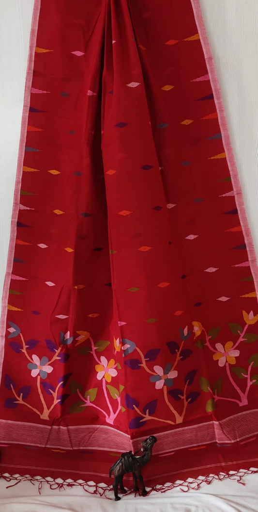 Janani | Cotton Jamdani Saree