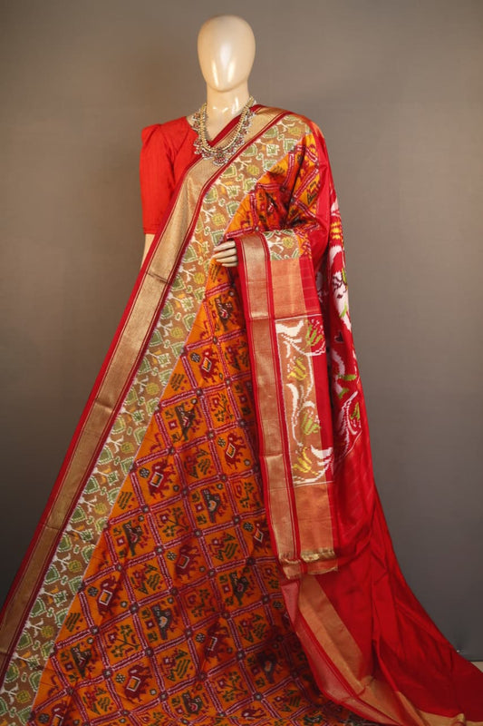 Indrakshi | Pochampally Ikkat silk saree