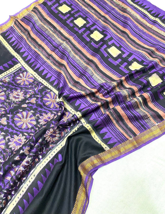 Maanvi | Block prints on cotton silk