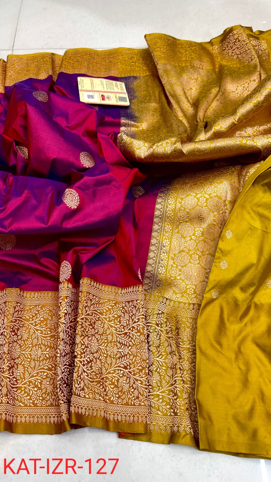 Byoma1 | Katan Silk Banarasee Saree