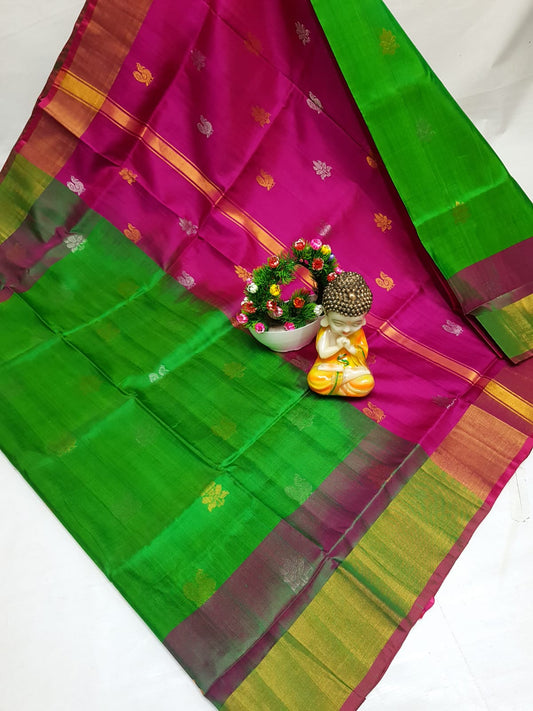 UdayaRekha | Pure silk uppada saree